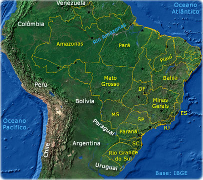 Mapas do Brasil - Guia Geográfico