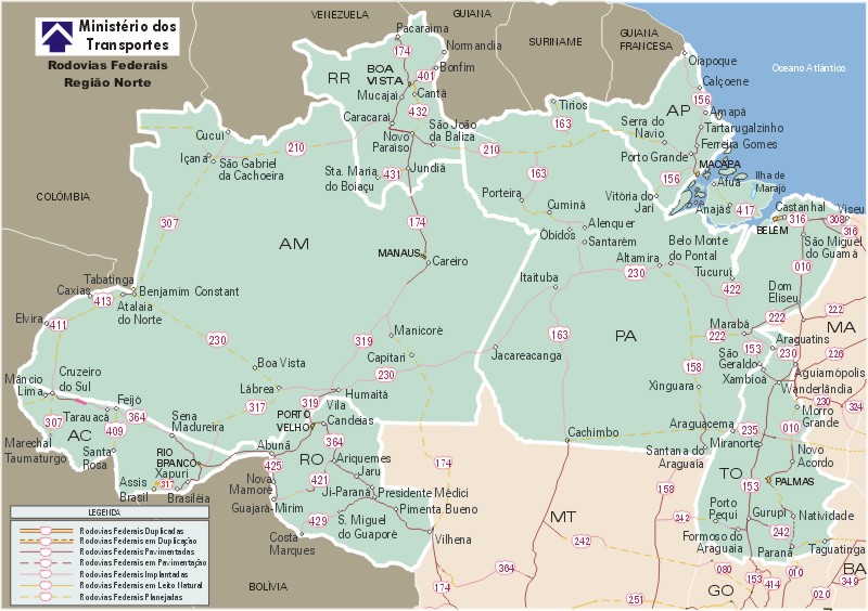 Mapa Norte